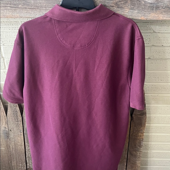 Izod Maroon Polo Shirt - Picture 3 of 6